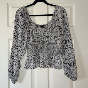 Sincerely Jules Flowy & Smocked Top